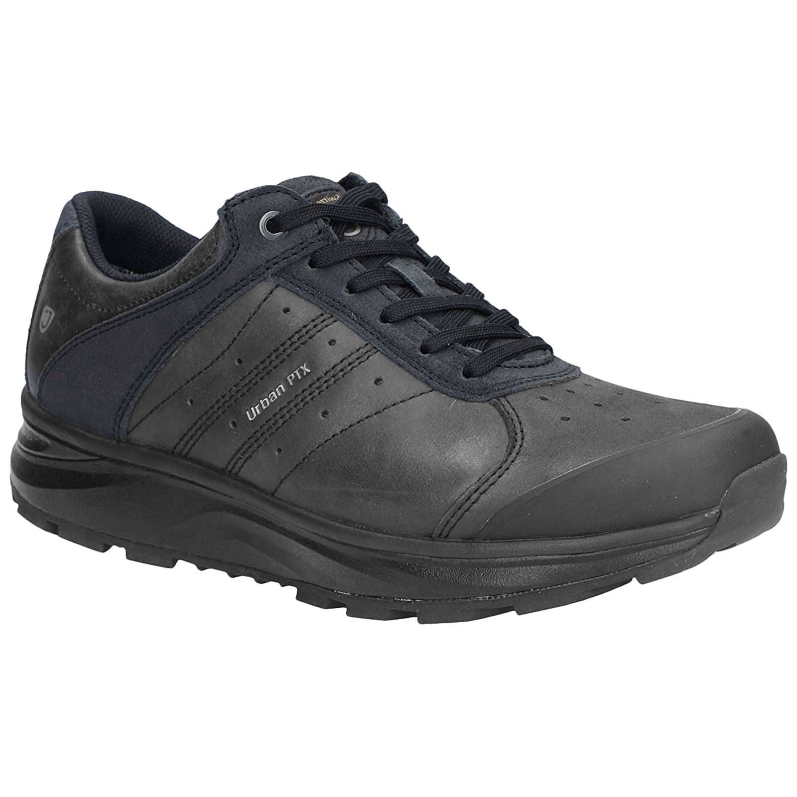 Joya Innsbruck Low PTX Nubuck Leather Men's Trainers#color_black