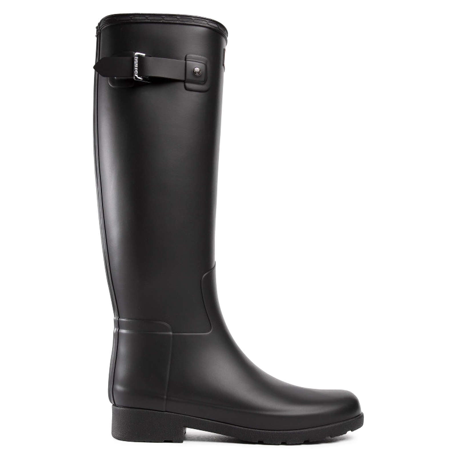 Hunter Original Refined Rubber Women's Tall Wellington Boots#color_black black