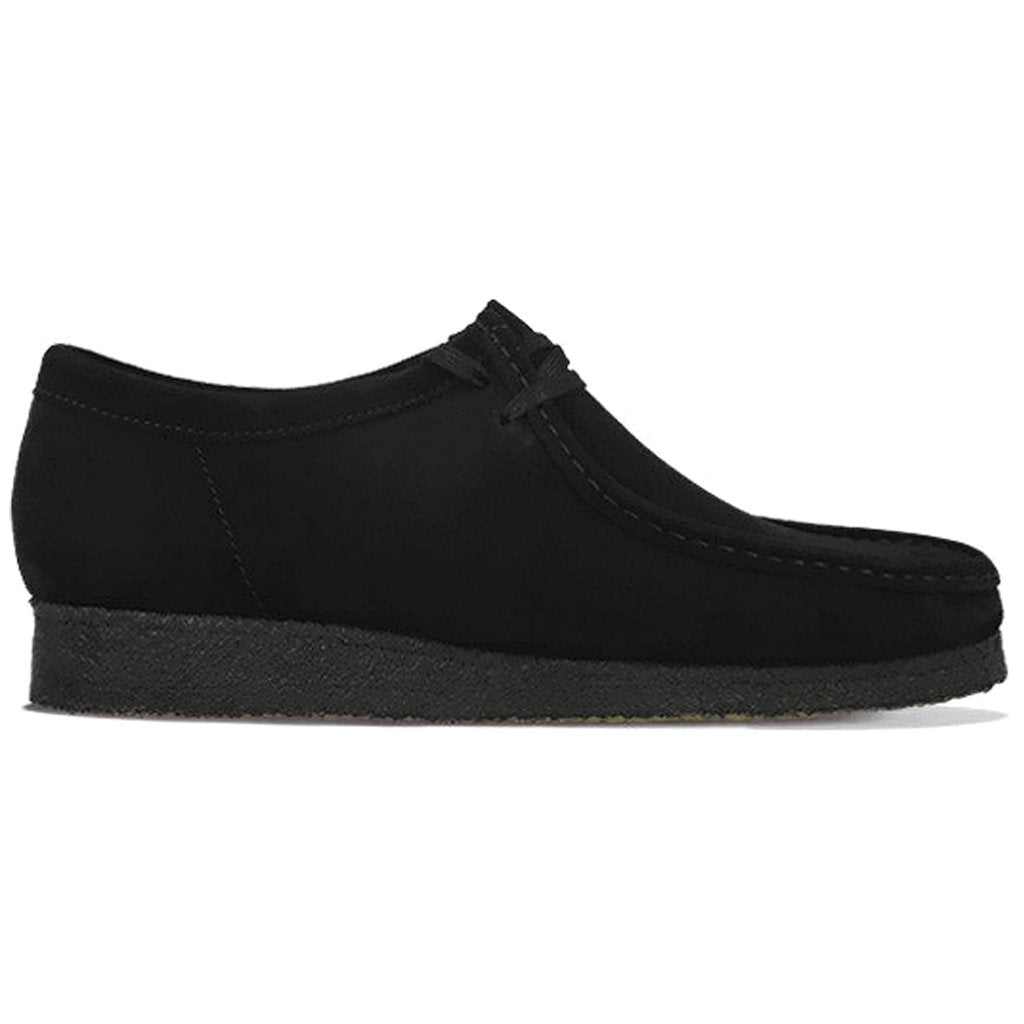 Clarks Originals Wallabee Suede Mens Shoes#color_black