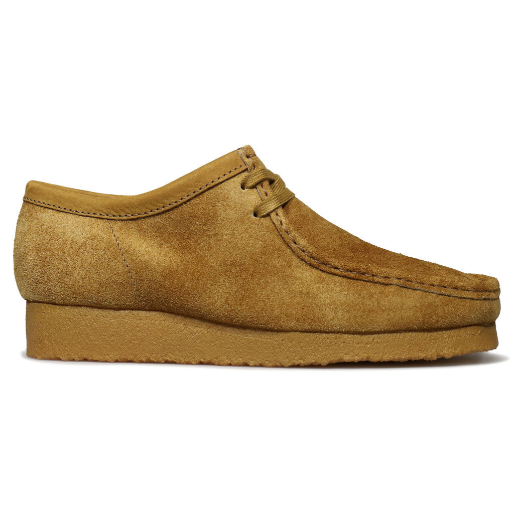 Clarks Originals Wallabee Suede Mens Shoes#color_oak