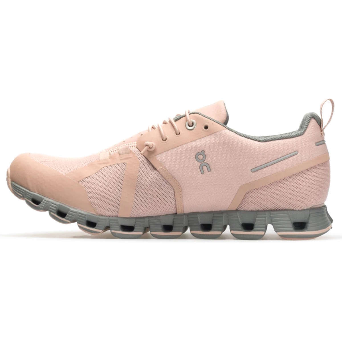 On Running Cloud Waterproof Mesh Women's Low-Top Trainers#color_rose lunar