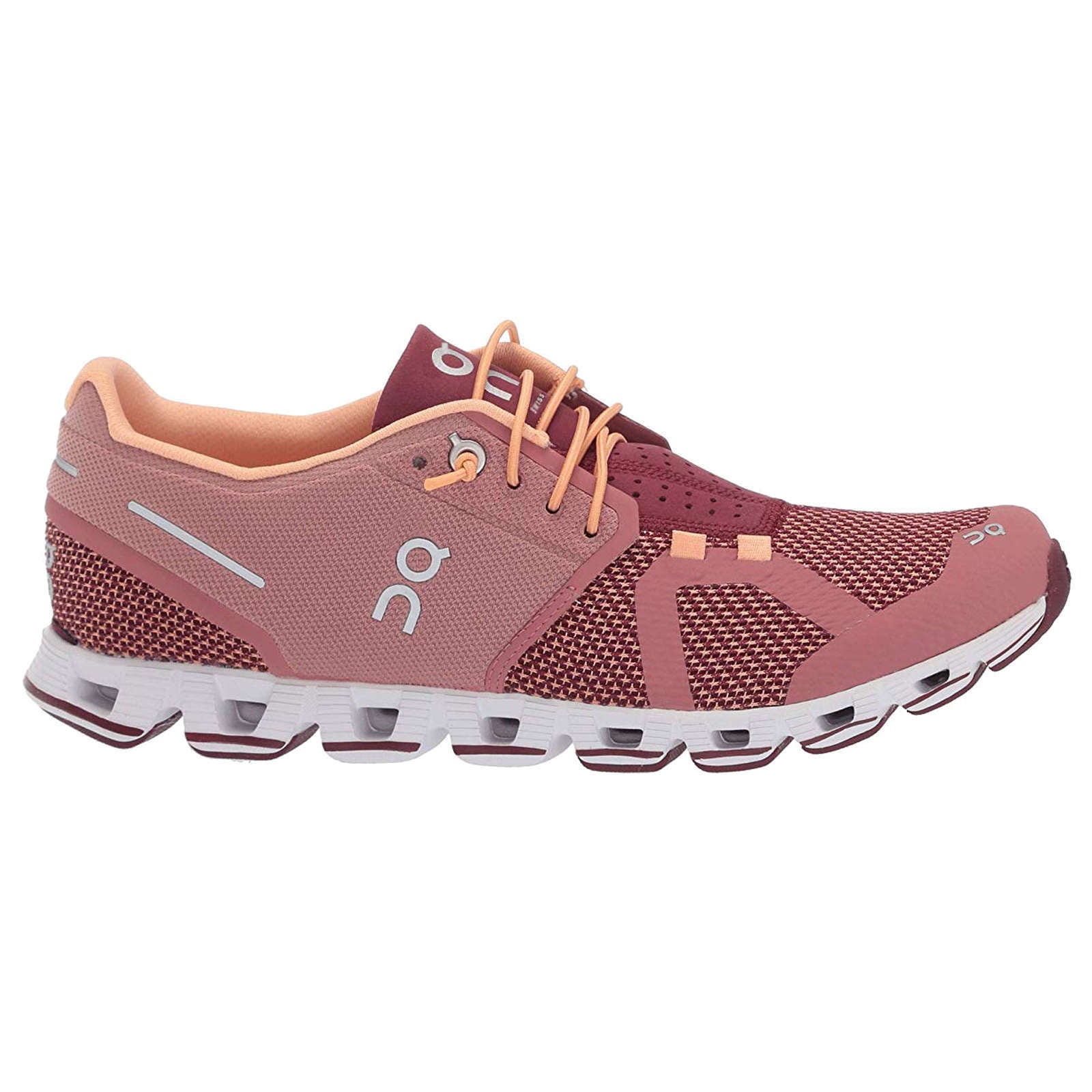 On Cloud Mesh Women's Running Shoes#color_dustrose mulberry