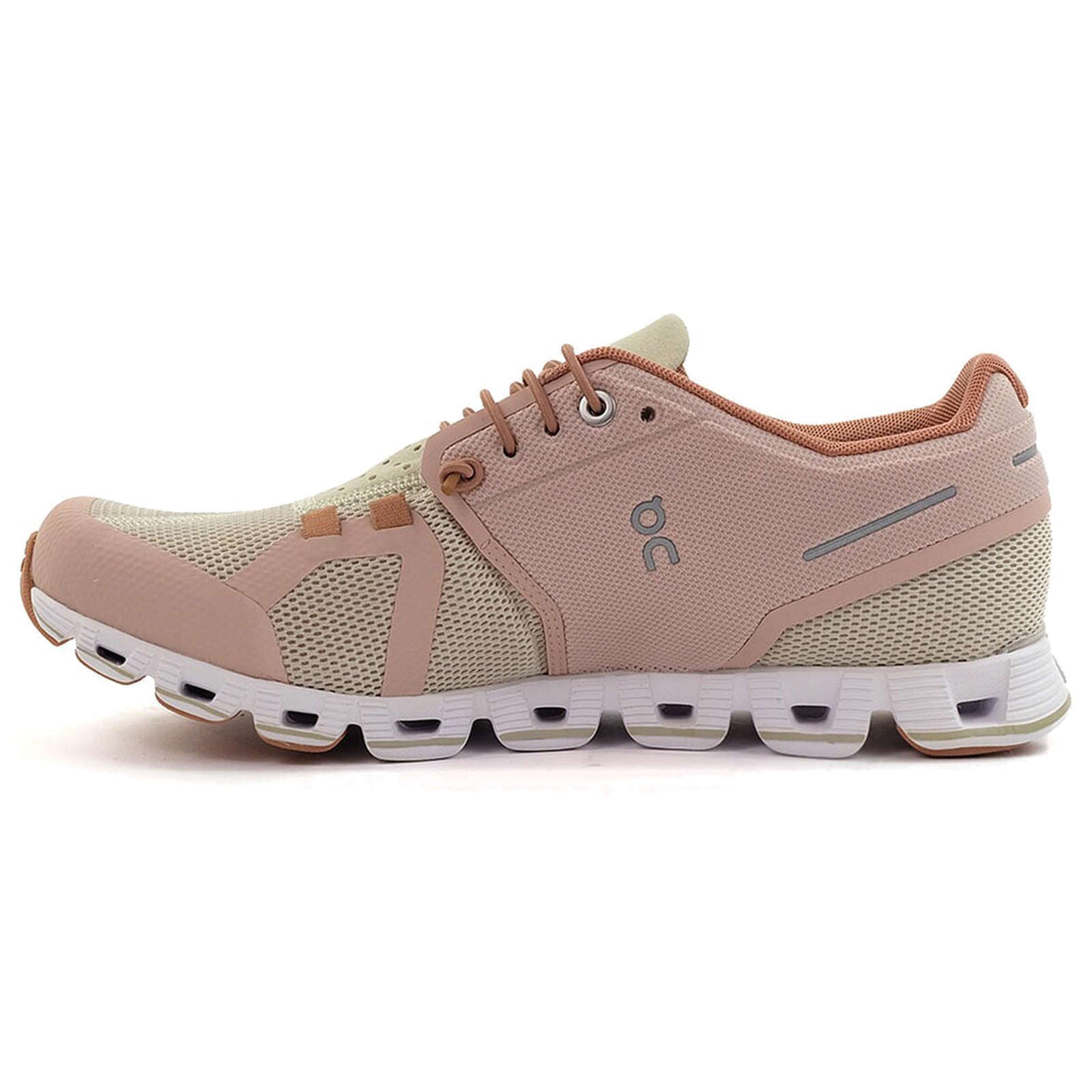 On Cloud Mesh Women's Running Shoes#color_rose sand