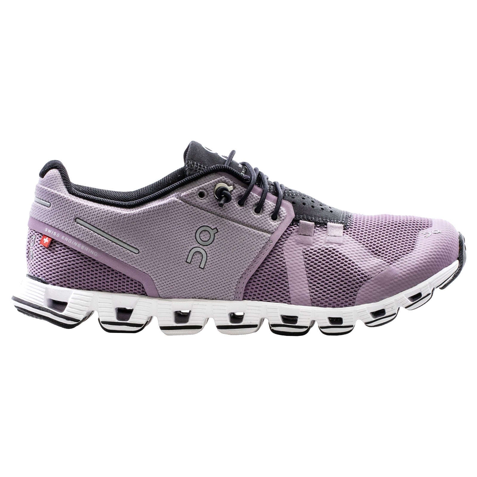 On Cloud Mesh Women's Running Shoes#color_lilac black