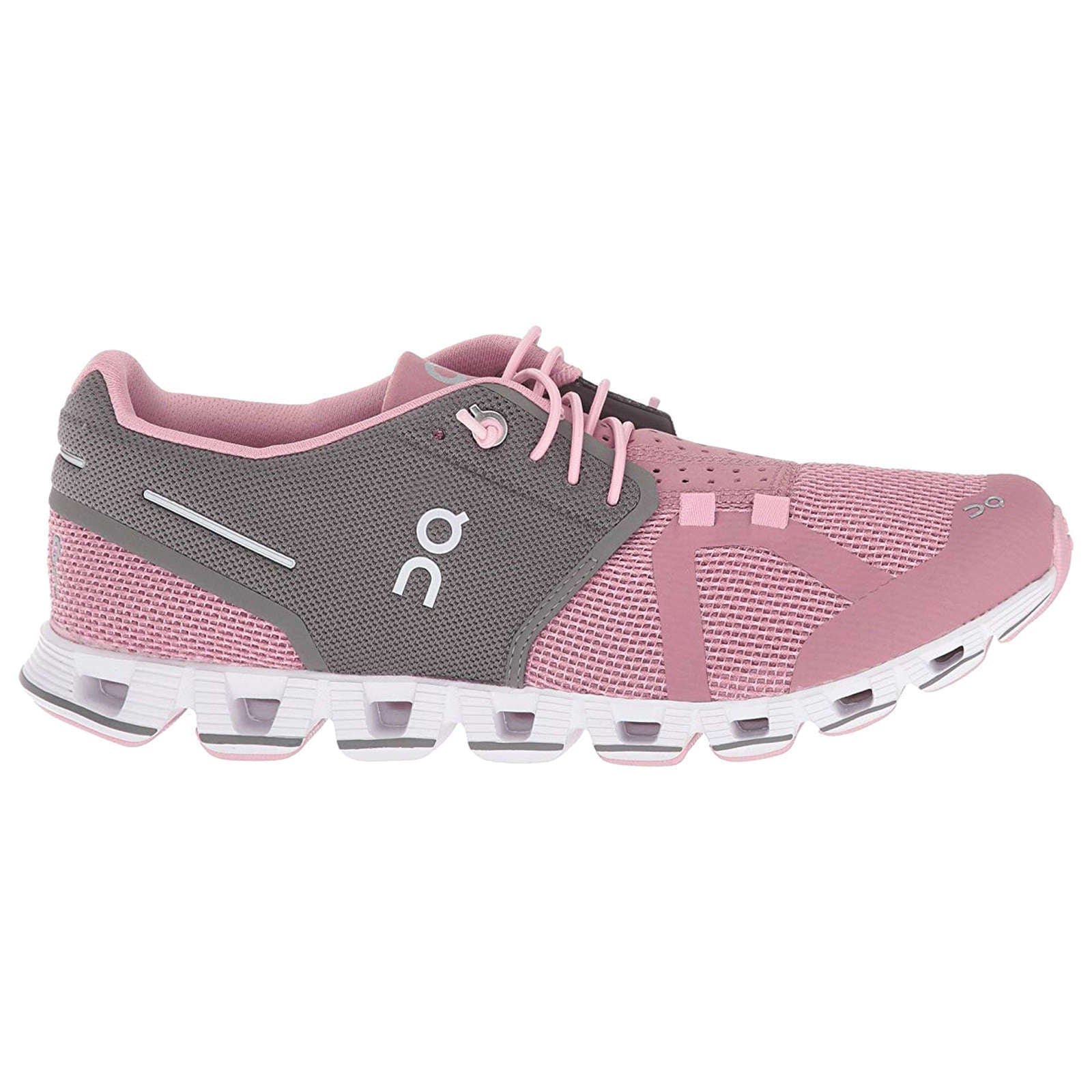 On Cloud Mesh Women's Running Shoes#color_charcoal rose