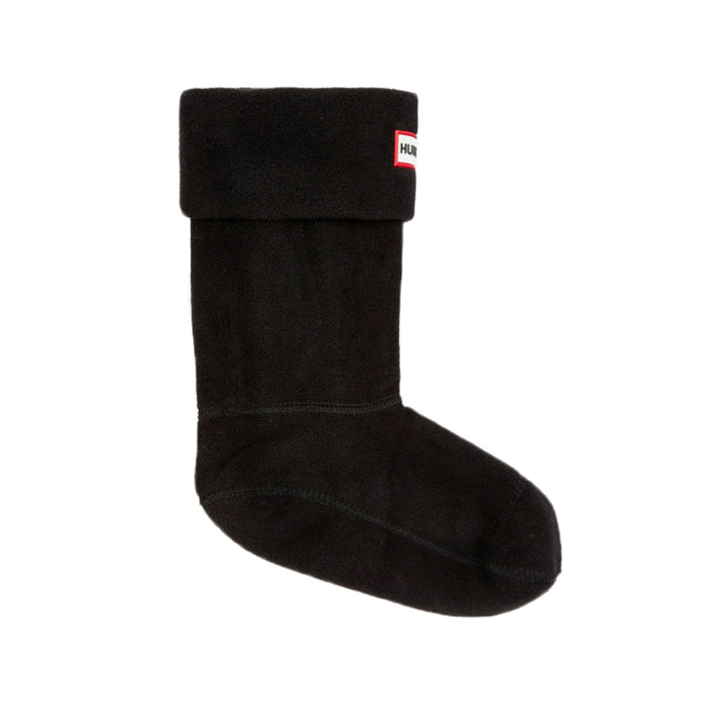 Hunter Polyfleece Unisex Short Boot Socks#color_black