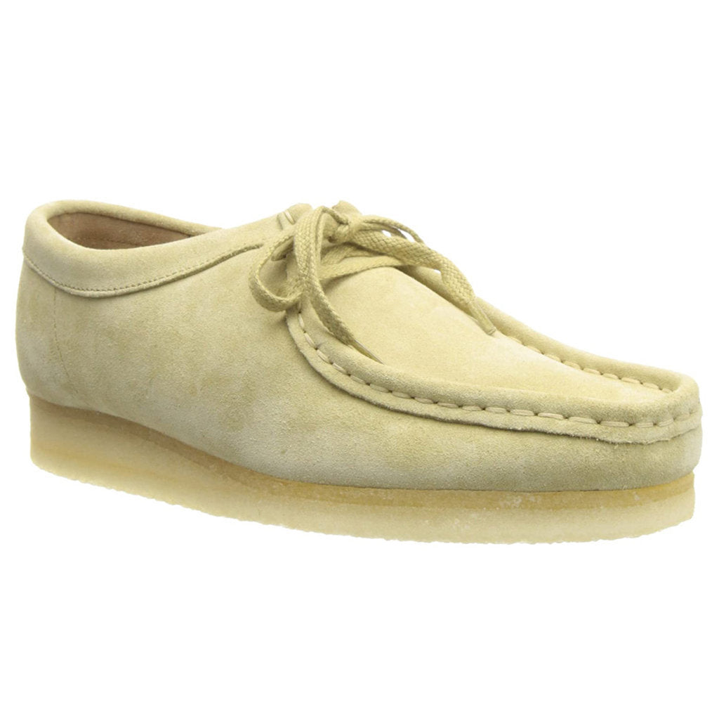 Clarks Originals Wallabee Suede Womens Shoes#color_maple