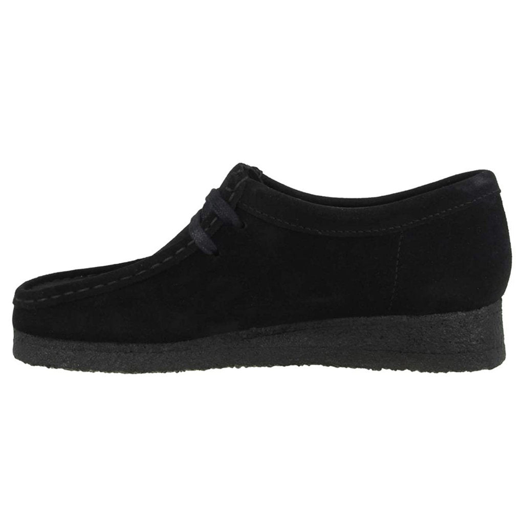 Clarks Originals Wallabee Suede Womens Shoes#color_black black