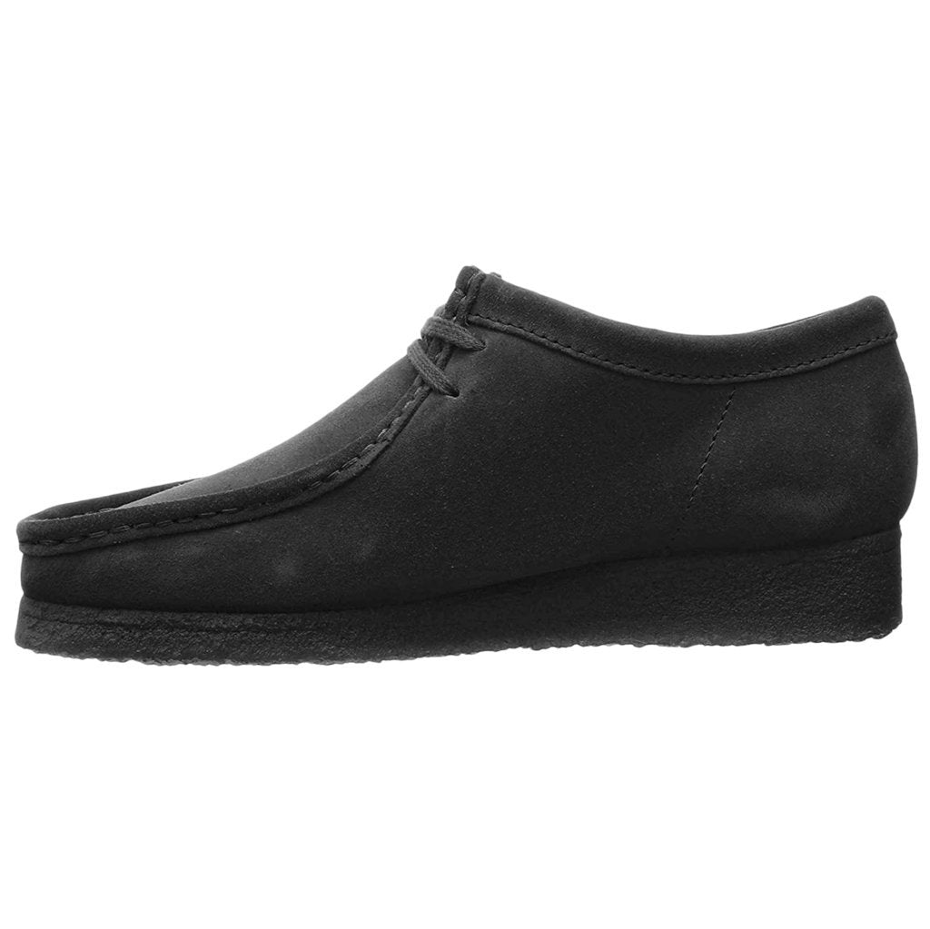 Clarks Originals Wallabee Suede Womens Shoes#color_black