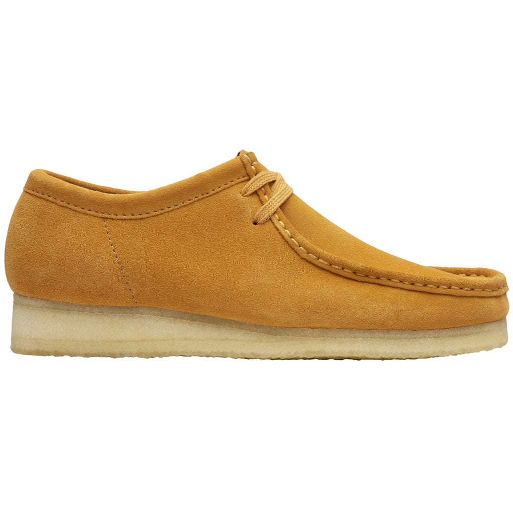 Clarks Originals Wallabee Suede Womens Shoes#color_tumeric