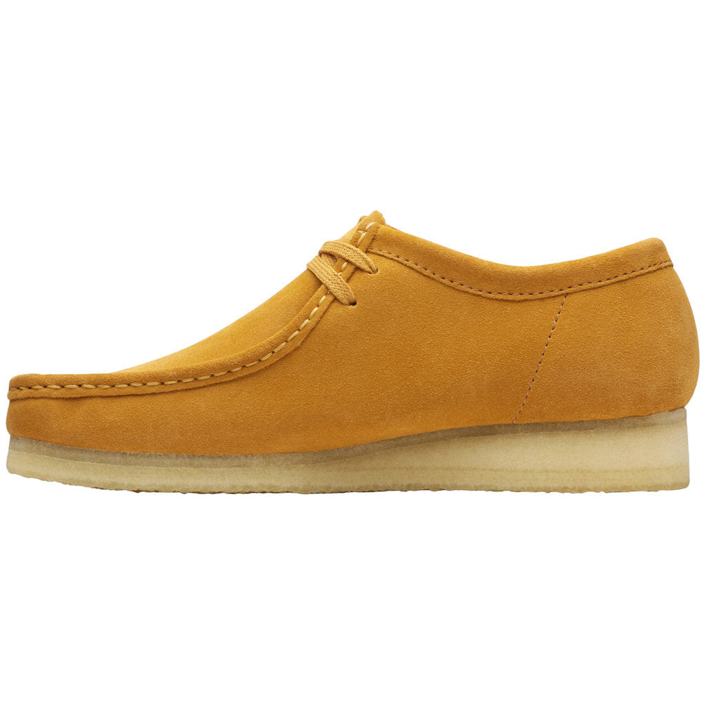 Clarks Originals Wallabee Suede Womens Shoes#color_tumeric