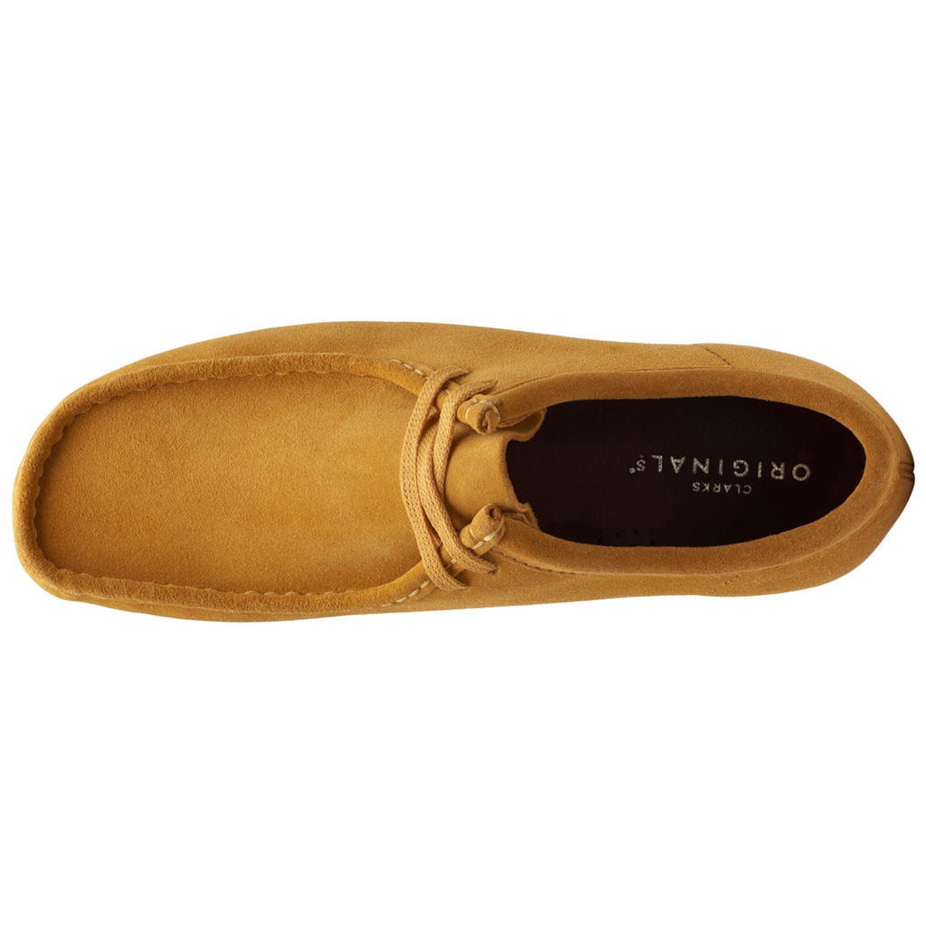 Clarks Originals Wallabee Suede Womens Shoes#color_tumeric