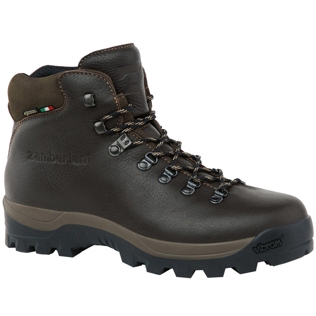 Zamberlan Sequoia GTX Leather Textile Mens Boots#color_hydrobloc brown