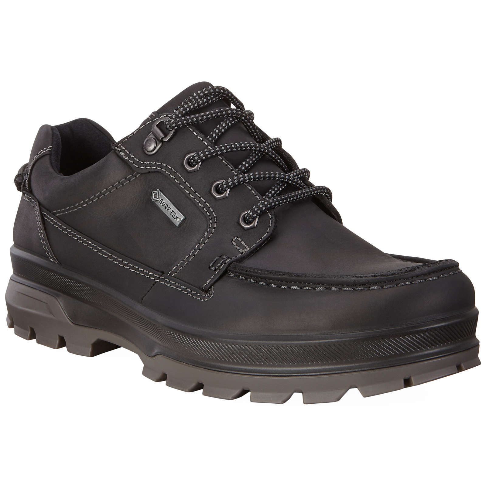 Ecco Rugged Track Joiner GTX Leather Mens Shoes#color_black