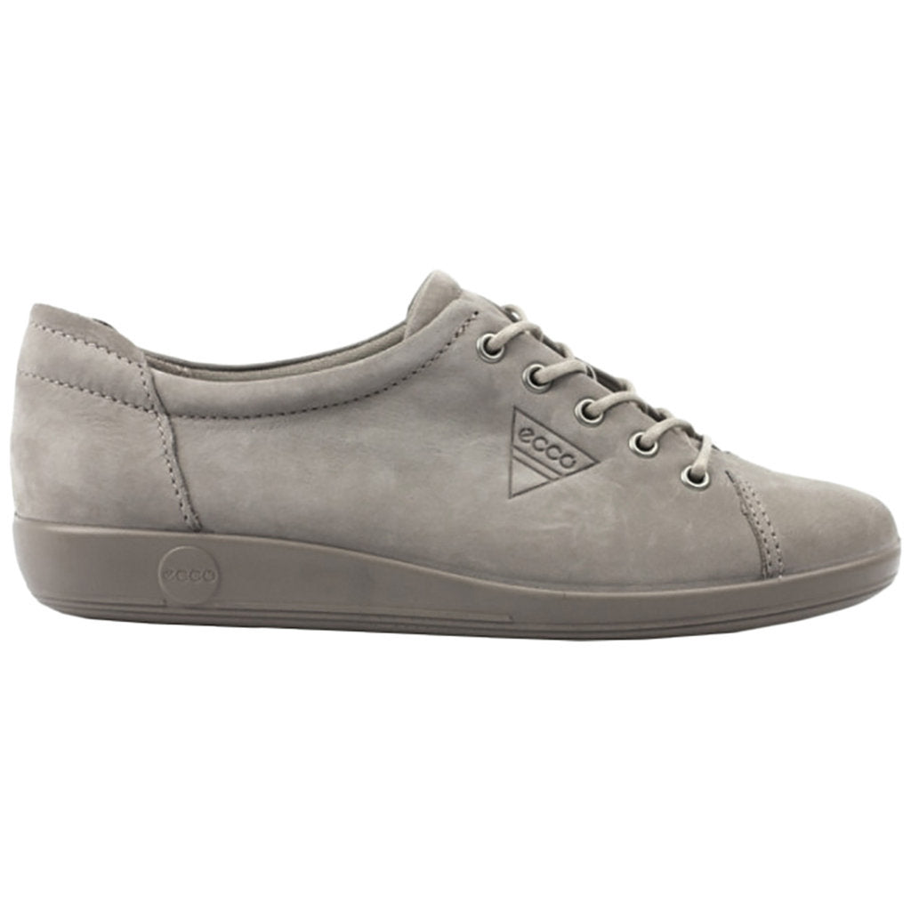 Ecco Soft 2.0 Leather Womens Trainers#color_moon rock