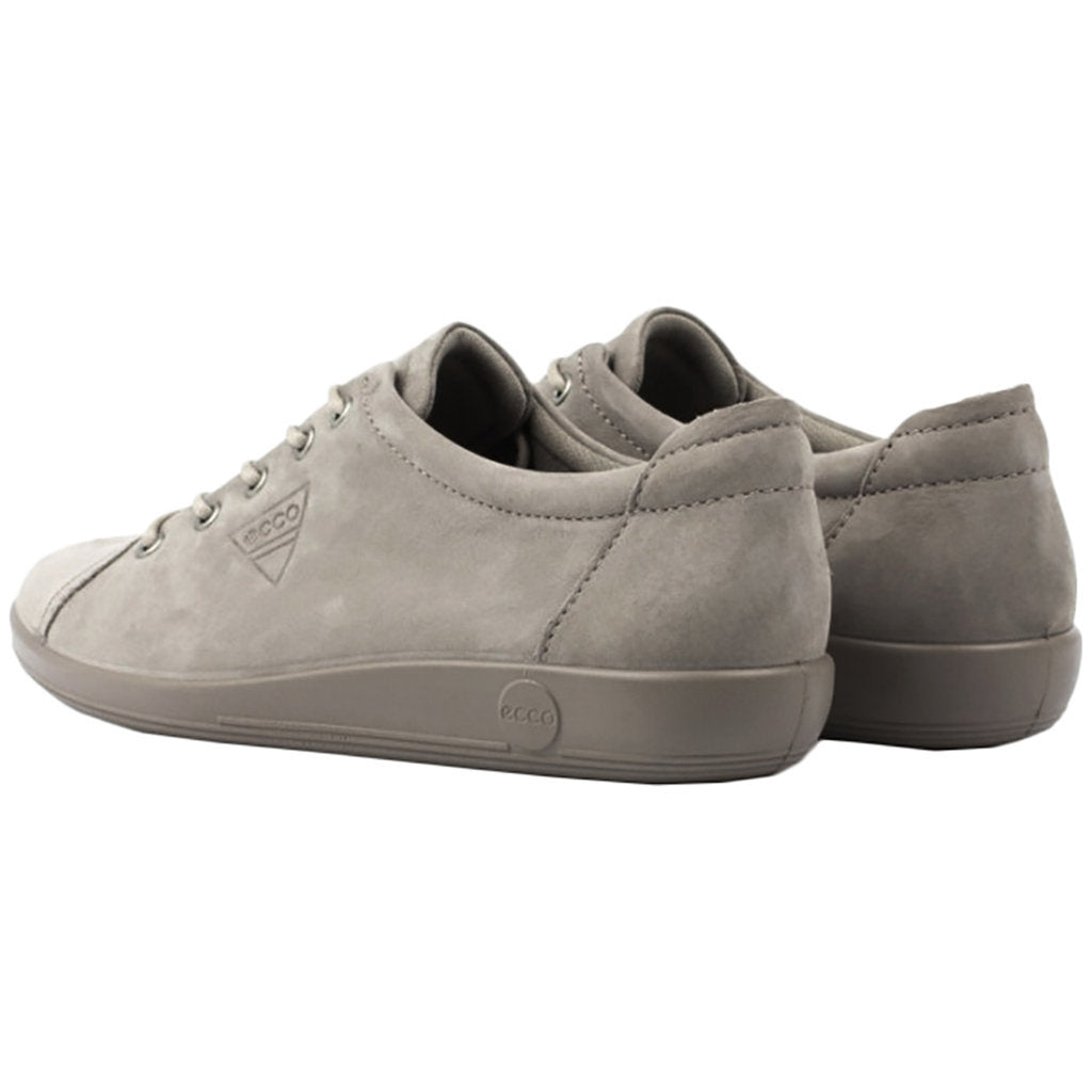 Ecco Soft 2.0 Leather Womens Trainers#color_moon rock