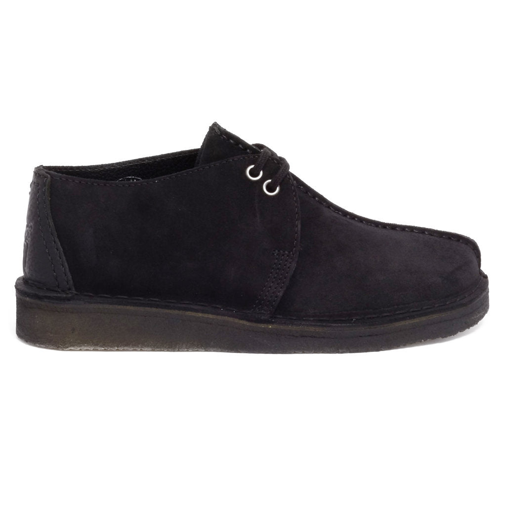 Clarks Originals Desert Trek Suede Womens Shoes#color_black black