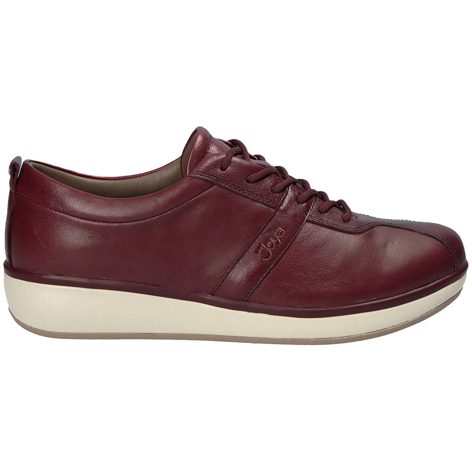 Joya Emma Full Grain Leather Women's Shoes#color_dark red