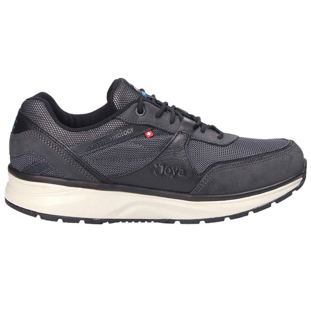 Joya Tony II Textile Leather Mens Trainers#color_anthracite