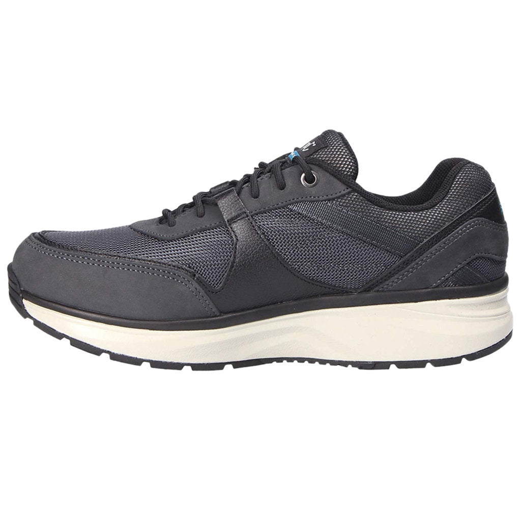 Joya Tony II Textile Leather Mens Trainers#color_anthracite