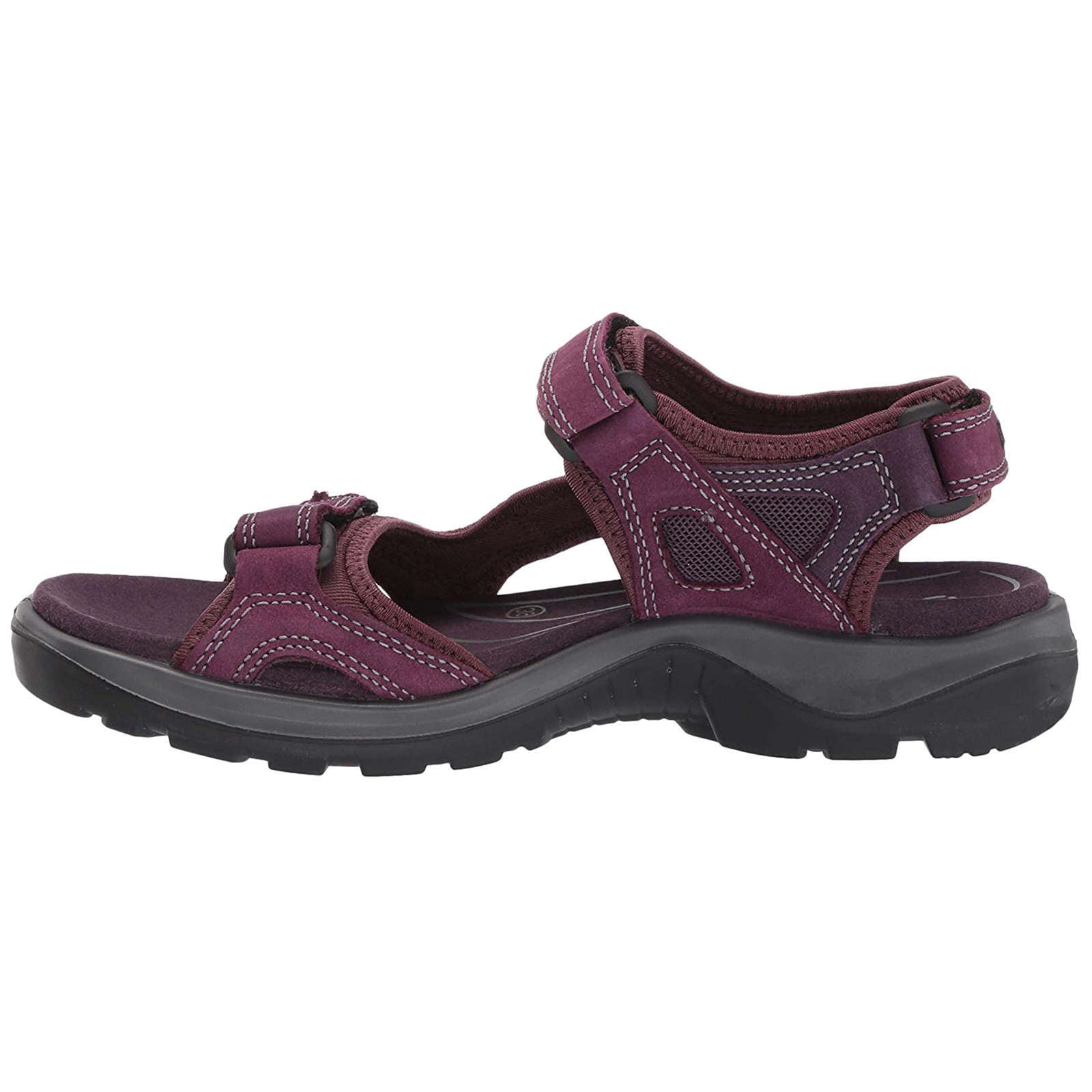 Ecco Offroad Nubuck Womens Sandals#color_aubergine