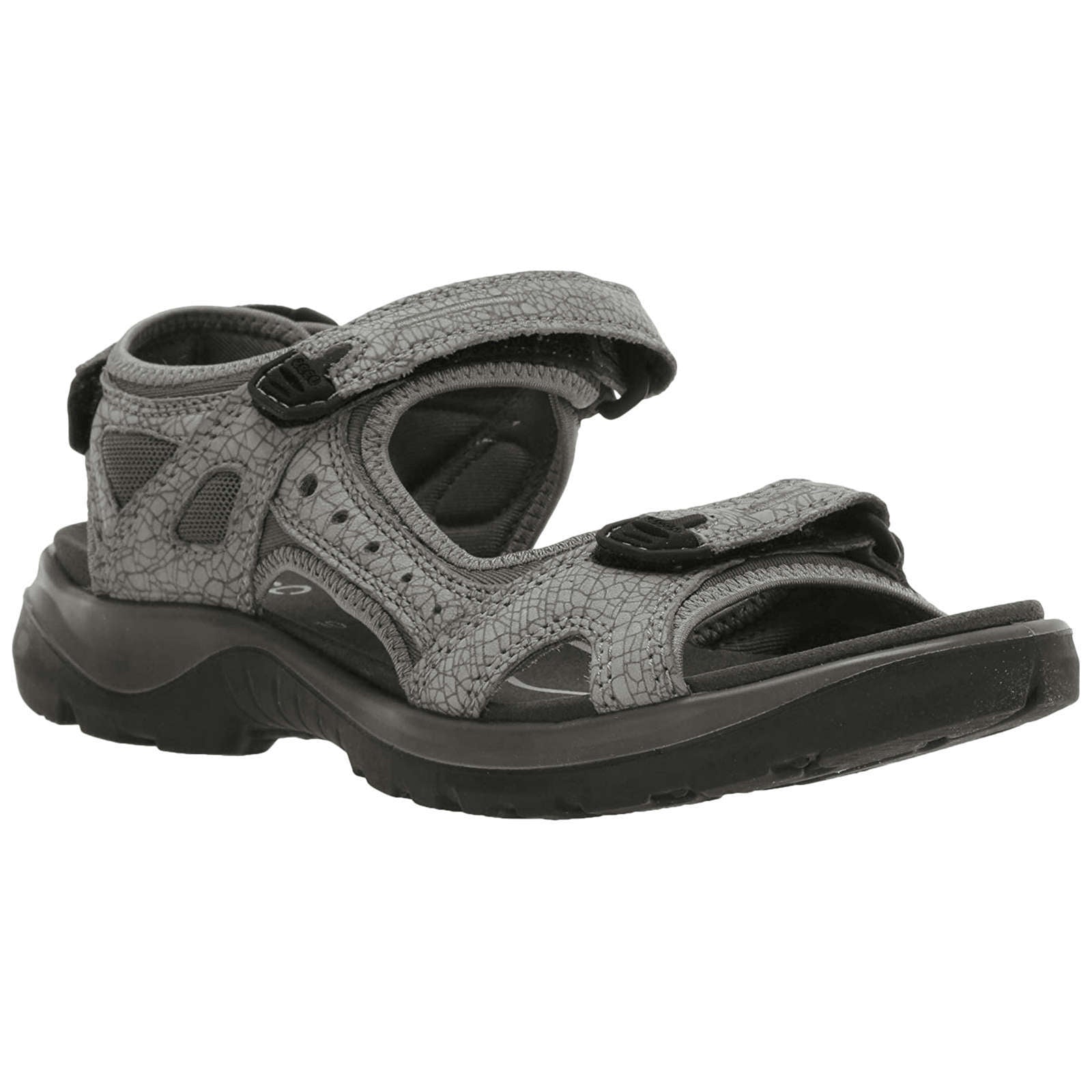 Ecco Offroad Nubuck Womens Sandals#color_titanium dark shadow