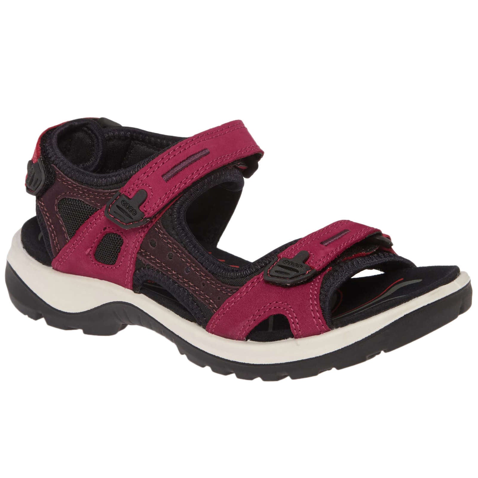 Ecco Offroad Nubuck Womens Sandals#color_sangria fig