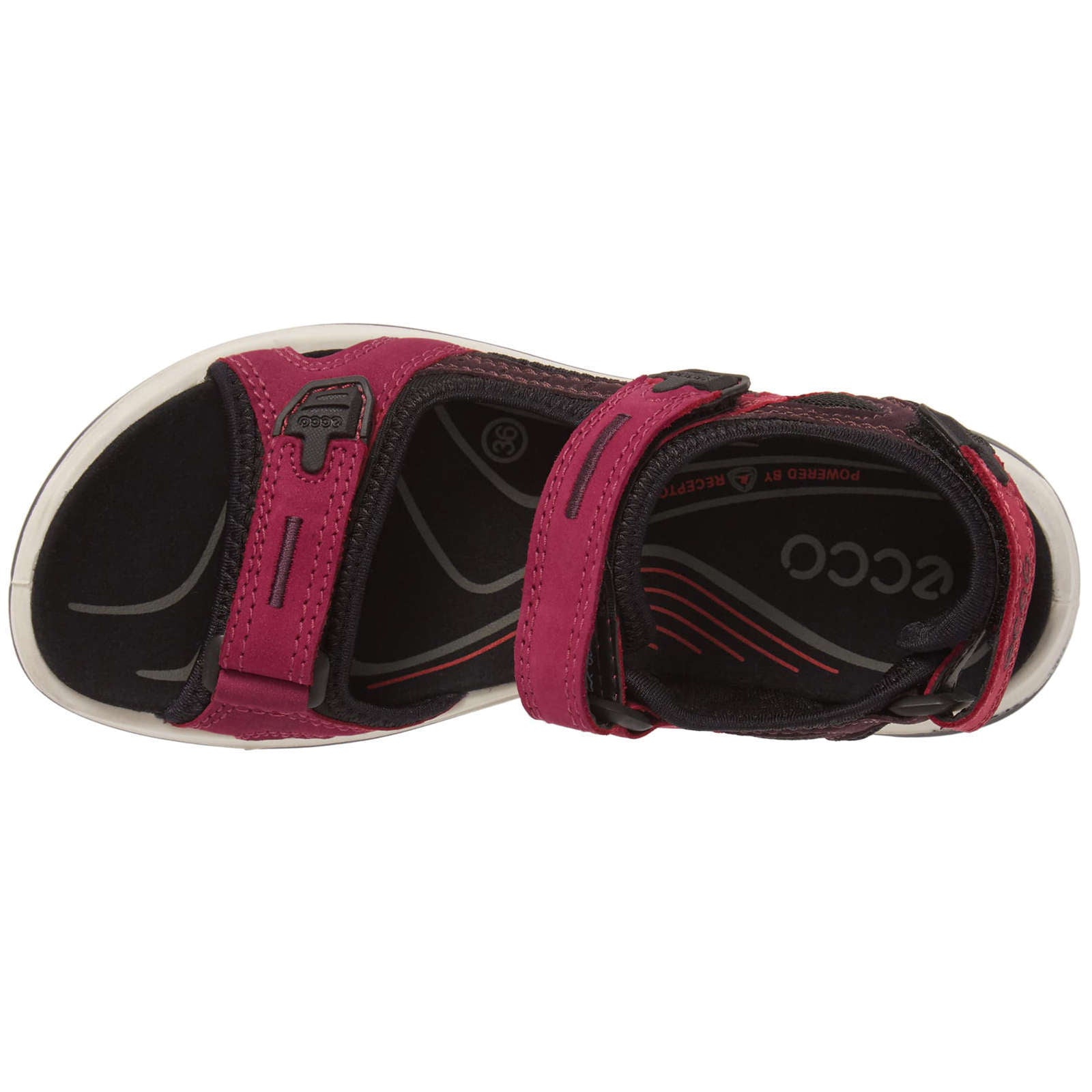 Ecco Offroad Nubuck Womens Sandals#color_sangria fig