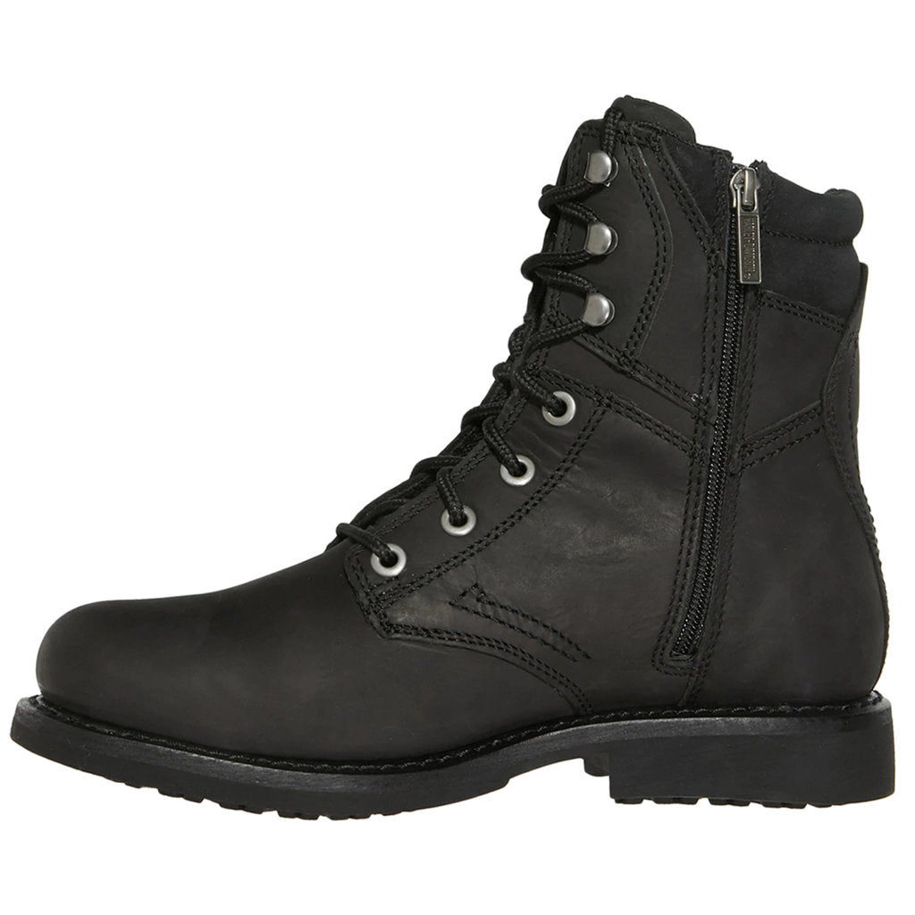 Harley Davidson Darnel Leather Mens Boots#color_black