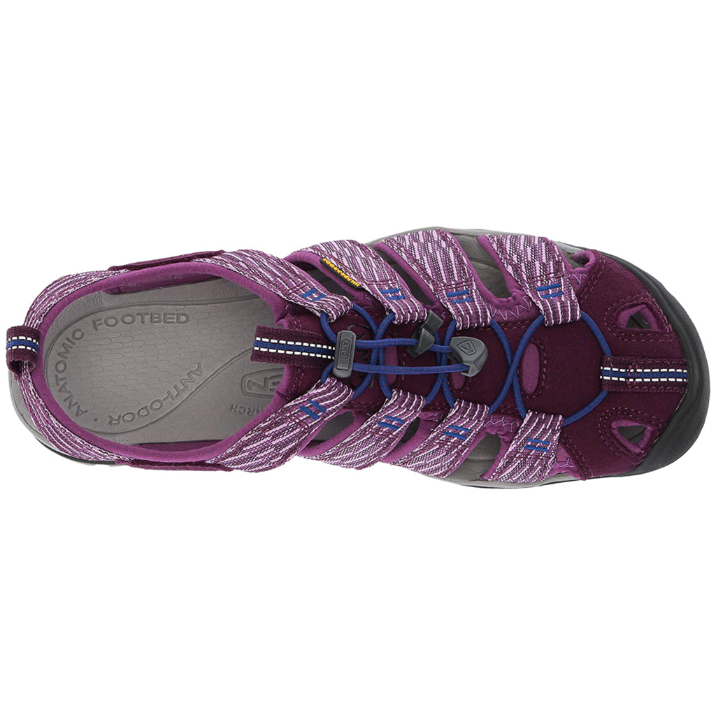 Keen Clearwater CNX Women's Waterproof Sandals#color_grape wine grape kiss