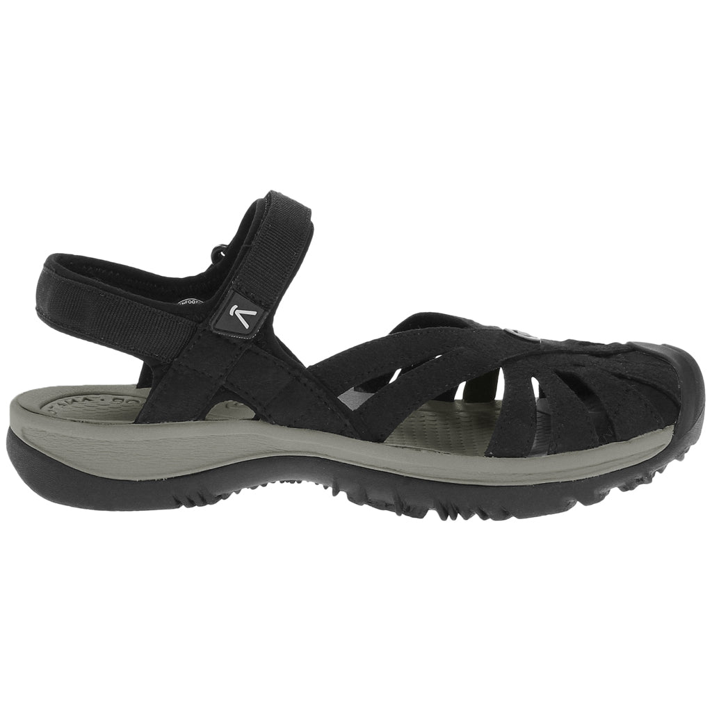 Keen Rose Washable Textile Women's Casual Sandals#color_black neutral grey