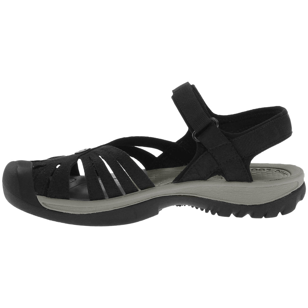 Keen Rose Washable Textile Women's Casual Sandals#color_black neutral grey