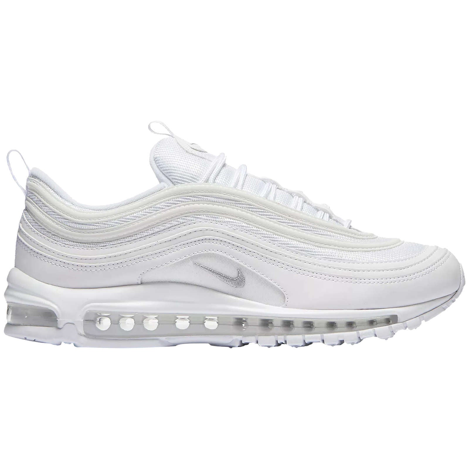 Nike Air Max 97 Synthetic Textile Men's Low-Top Trainers#color_white wolf grey