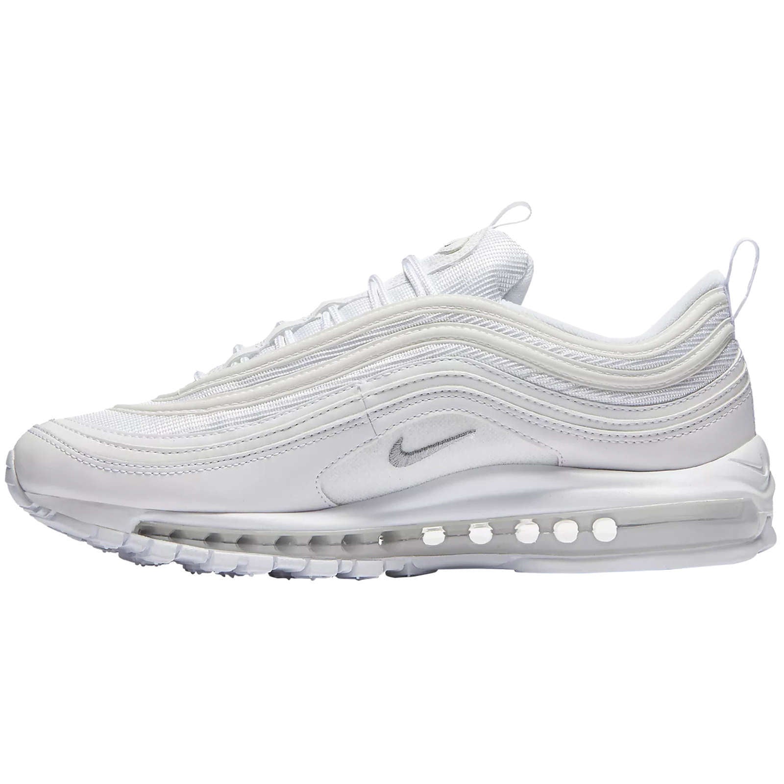 Nike Air Max 97 Synthetic Textile Men's Low-Top Trainers#color_white wolf grey