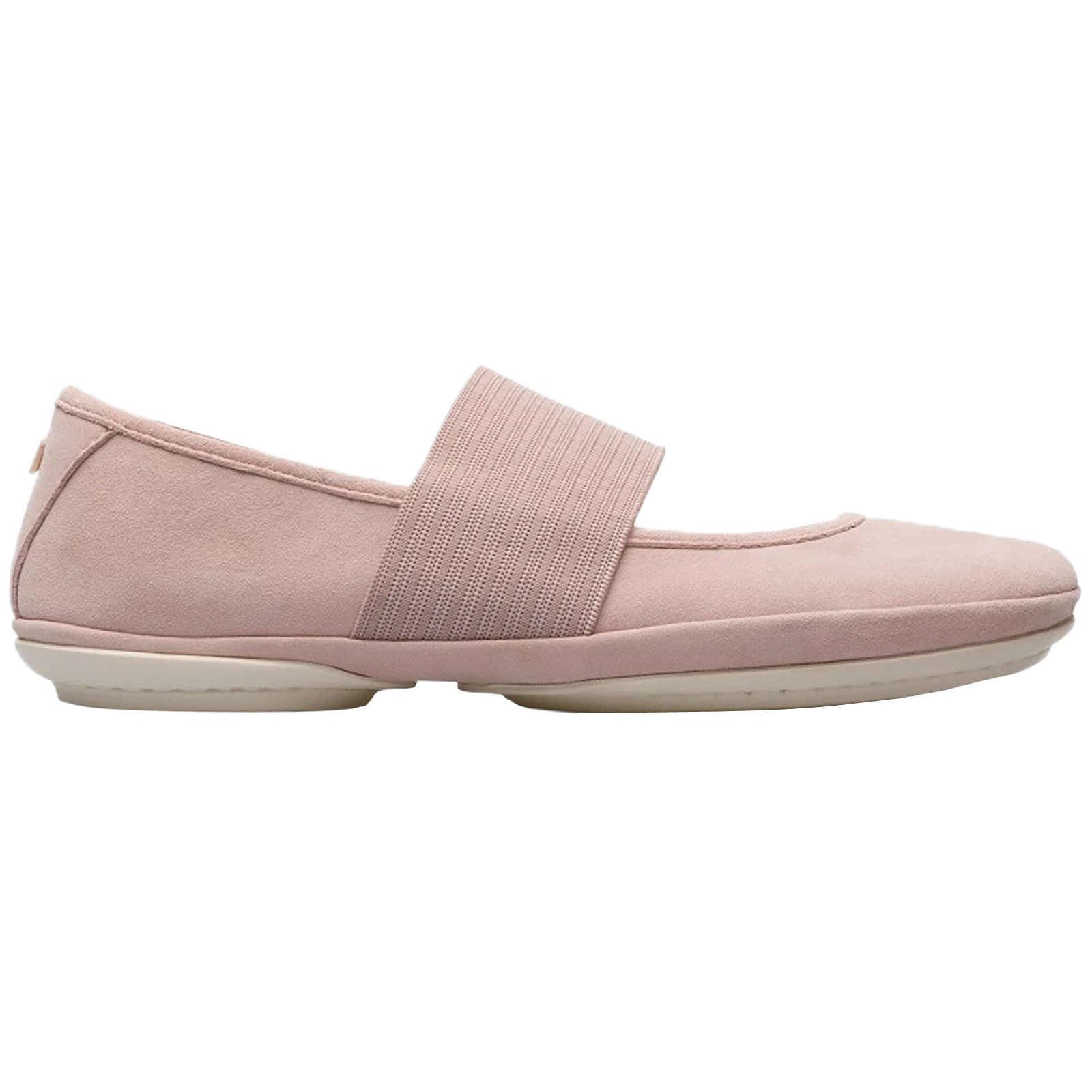 Camper Right Nubuck Leather Women's Moccassins#color_pink