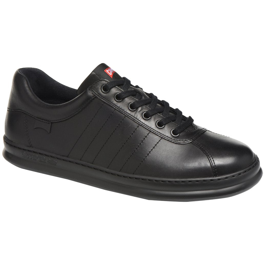 Camper Runner Nubuck Leather Men's Low-Top Trainers#color_black