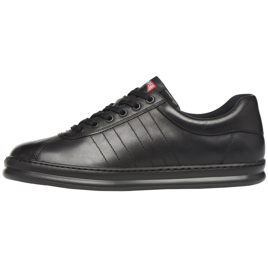 Camper Runner Nubuck Leather Men's Low-Top Trainers#color_black