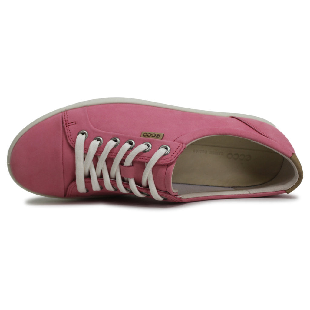 Ecco Soft 7 430003 Leather Womens Trainers#color_bubblegum