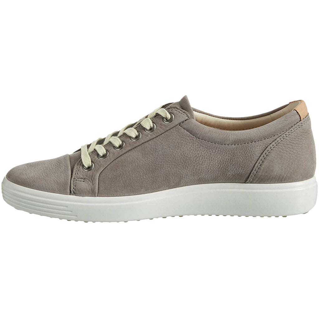 Ecco Soft 7 430003 Nubuck Womens Trainers#color_warm grey