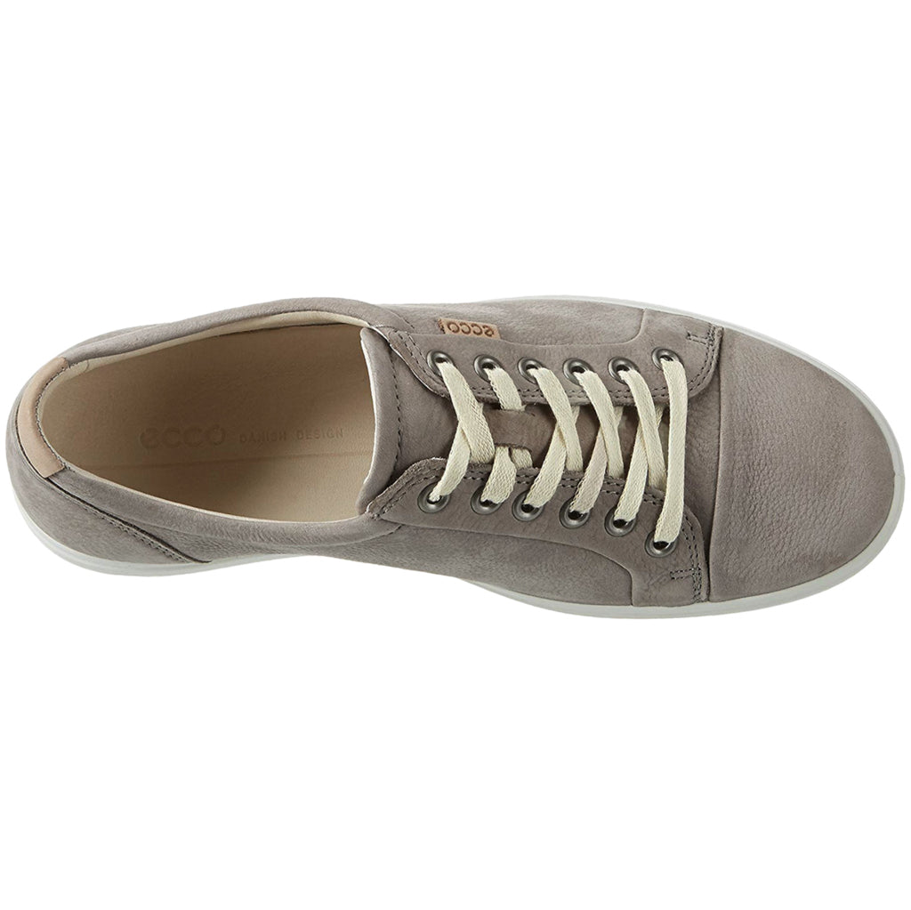 Ecco Soft 7 430003 Nubuck Womens Trainers#color_warm grey