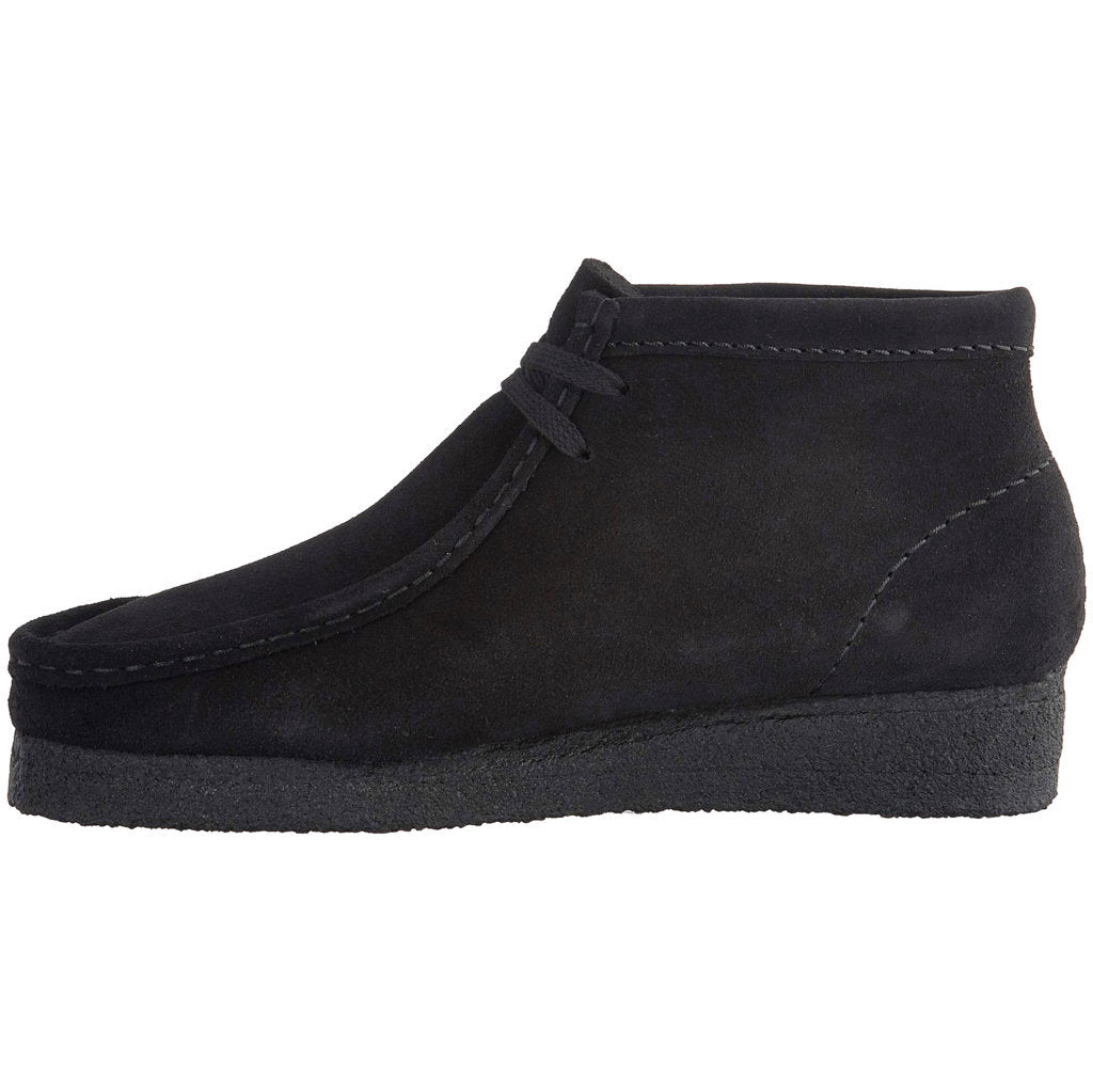 Clarks Originals Wallabee Boot Suede Mens Boots#color_black