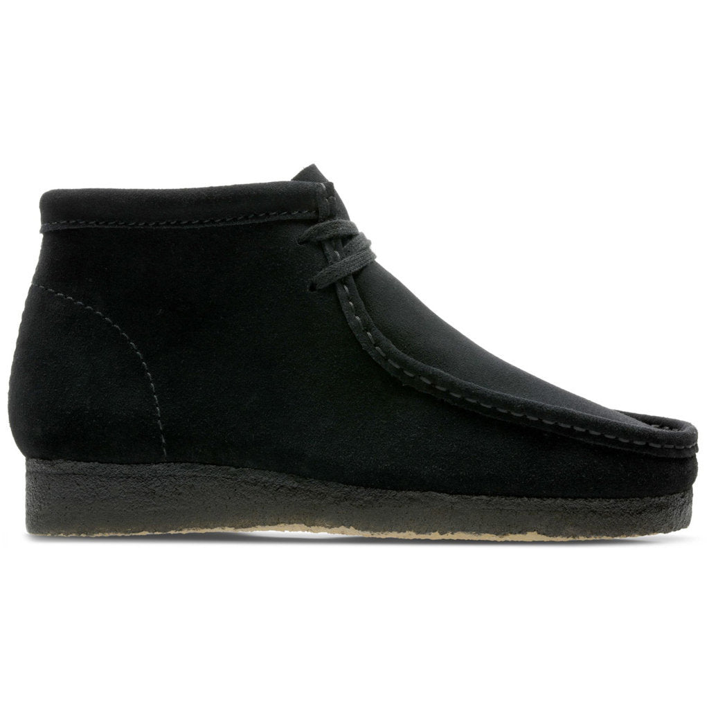 Clarks Originals Wallabee Boot Suede Mens Boots#color_dark black