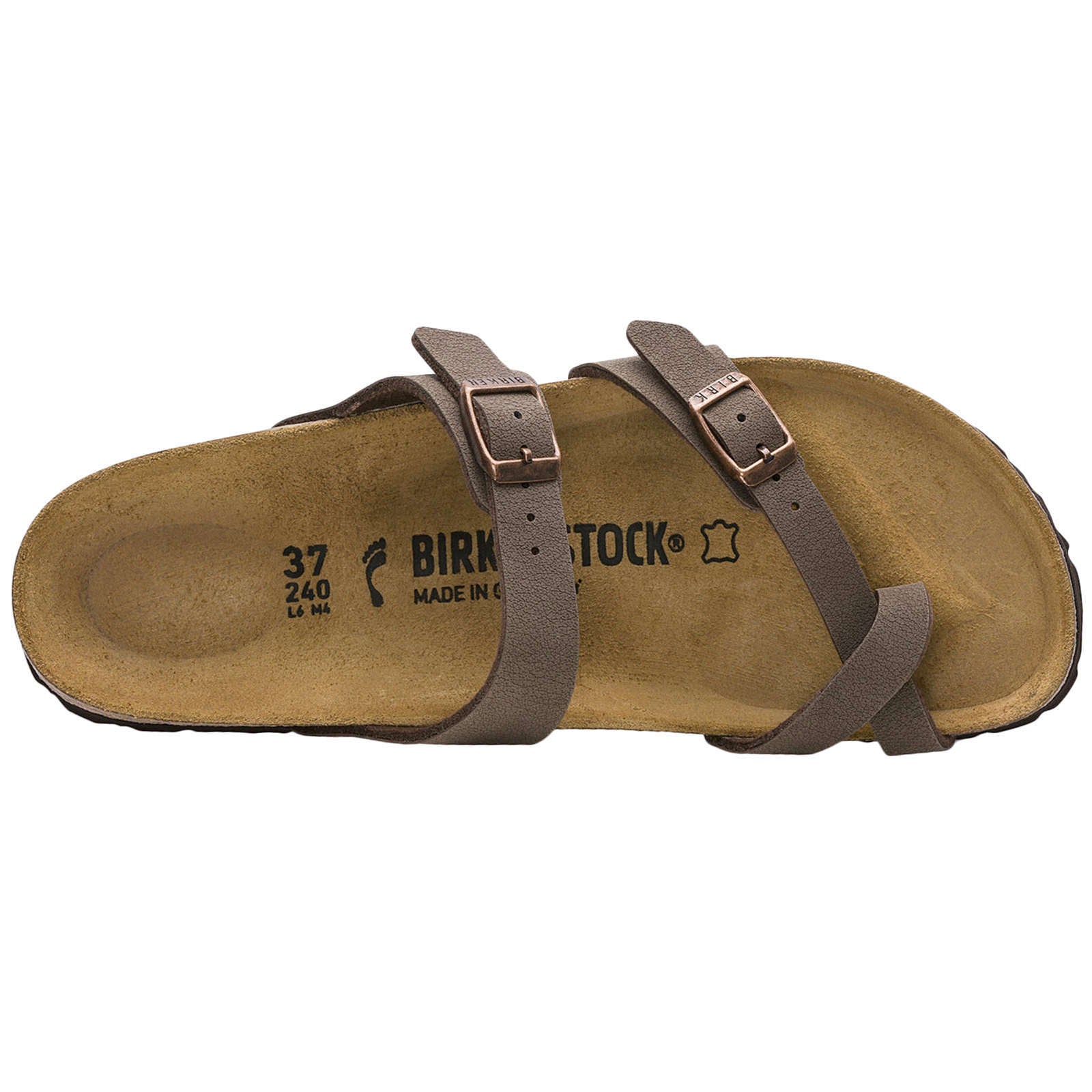 Birkenstock Mayari Birko-Flor Nubuck Unisex Sandals#color_mocca