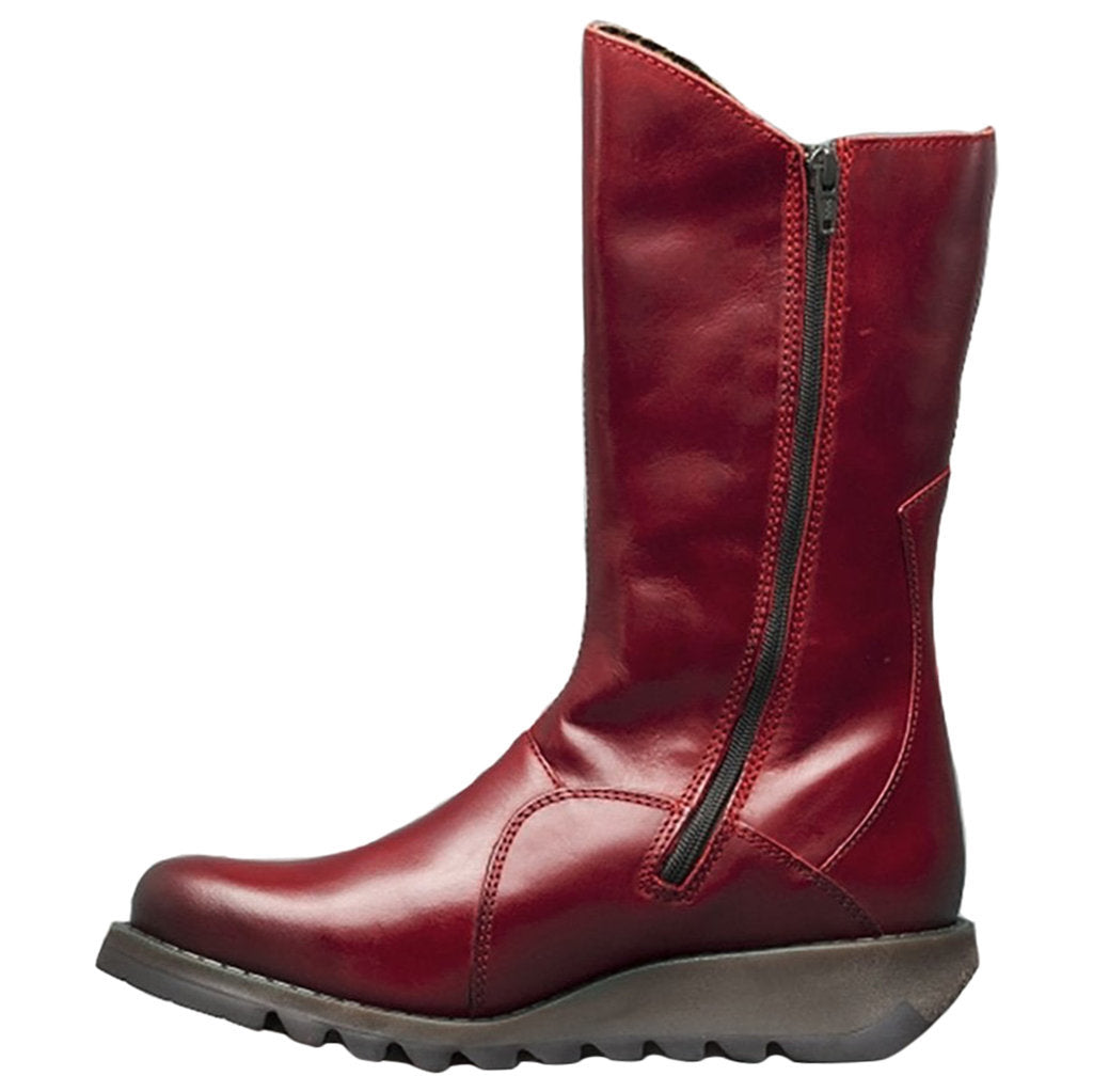 Fly London MES 2 Rug Leather Womens Boots#color_red