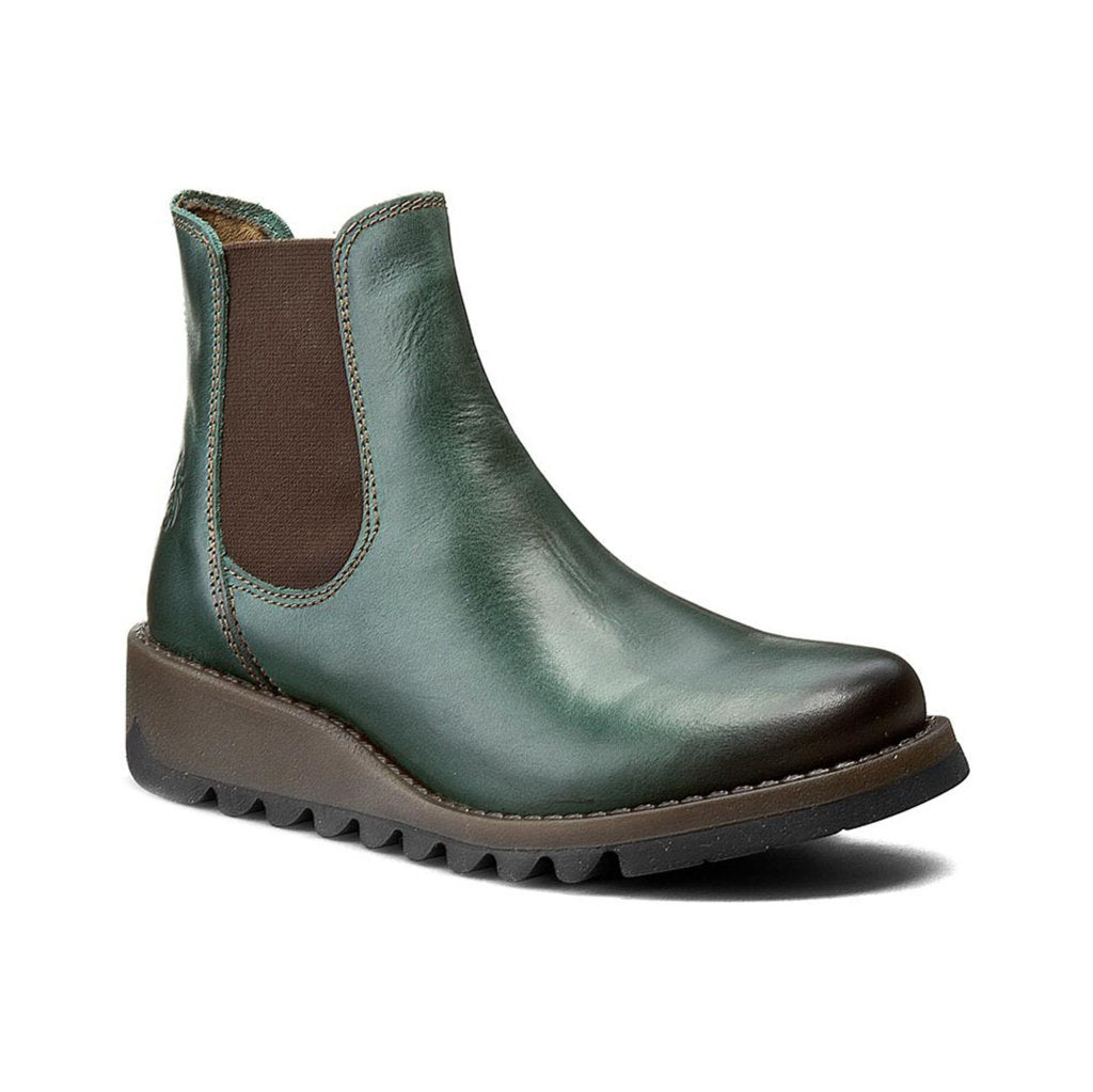 Fly London SALV Rug Leather Womens Boots#color_petrol