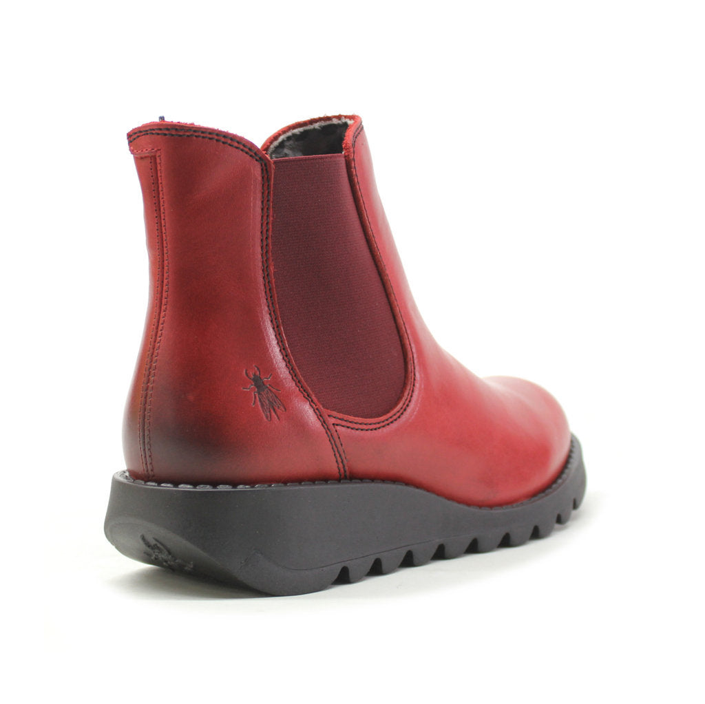 Fly London SALV Rug Leather Womens Boots#color_red red