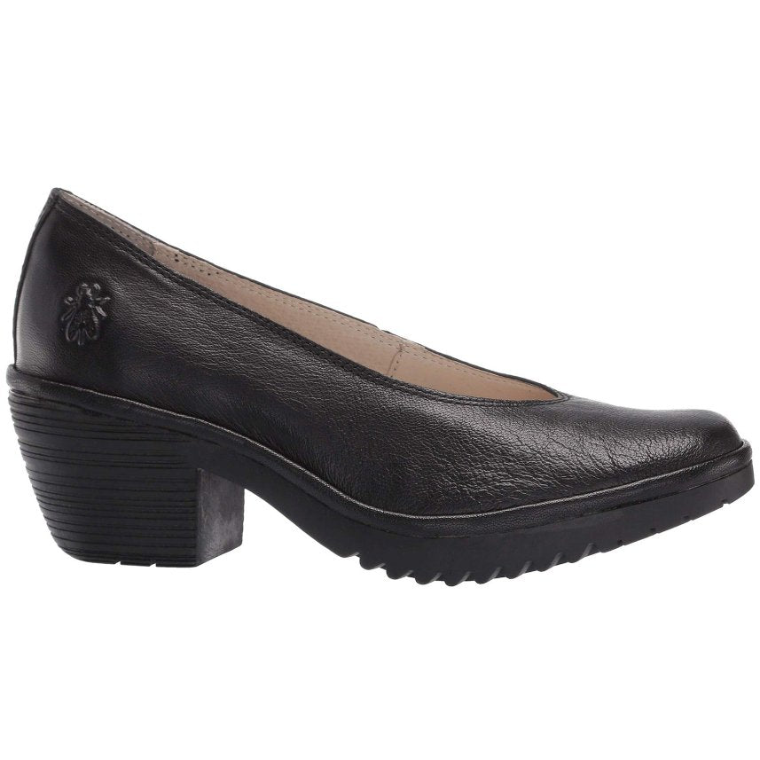 Fly London WALO988FLY Mousse Leather Womens Shoes#color_black