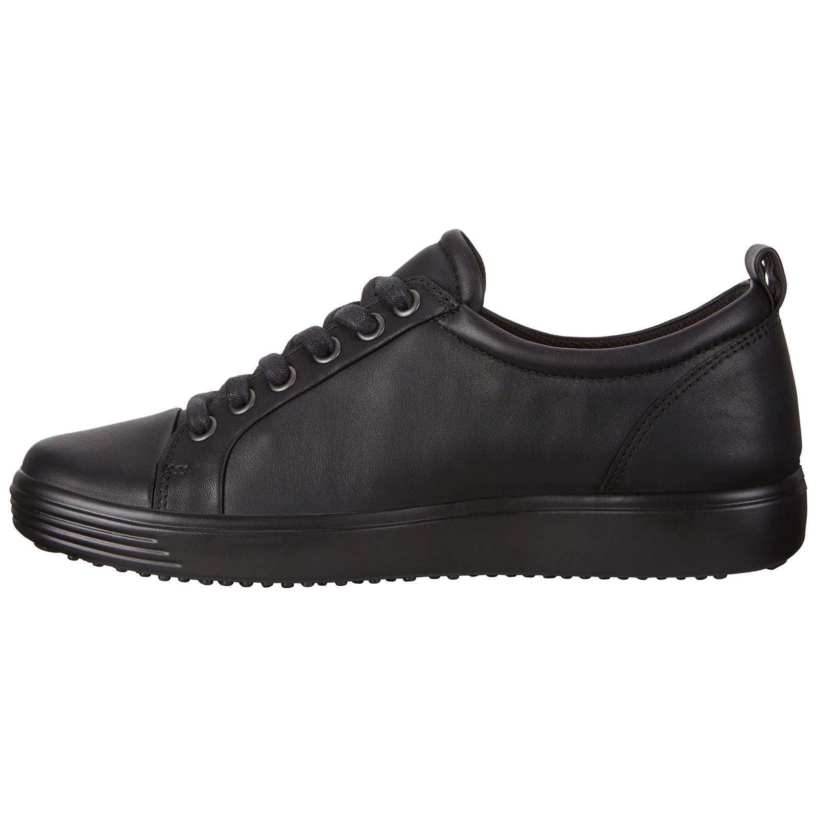 Ecco Soft 7 Gore-Tex Leather Womens Trainers#color_black