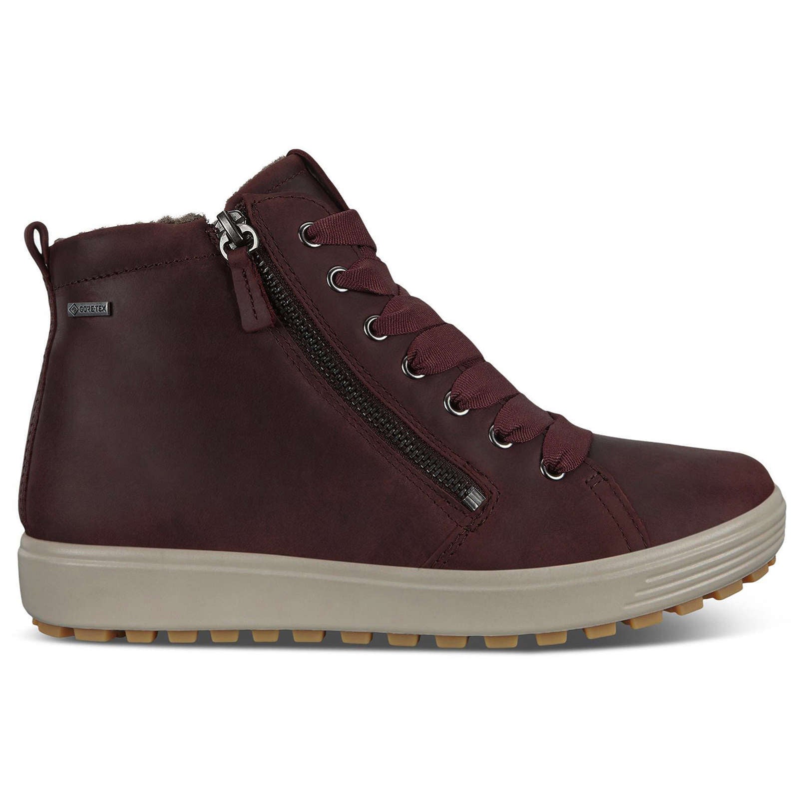 Ecco Soft 7 Tred Nubuck Womens Boots#color_chocolate