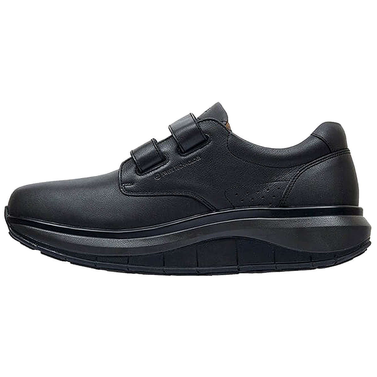 Joya Peter Full Grain Leather Men's Extra Wide Shoes#color_black